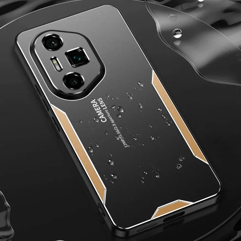 Luxury Aluminum Alloy Metal Matte Back Case For Honor 500 400 200 Smart 300 Ultra Lite Pro Cold Skin Feel Protect Phone Cover