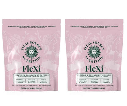 Creatine and Collagen Powder Packs for Strength and Skin Health 20 Servings