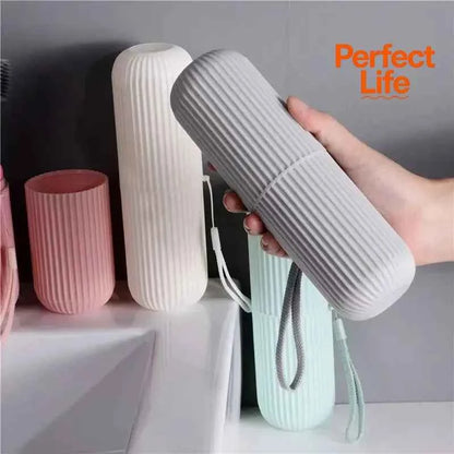Travel Toothbrush Holder Cup Case Portable Dental Storage Box
