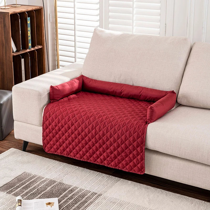 Luxury Pet Cat and Dog Sofa Bed Living Room Calming Folding Mattress Waterproof Cat and Dog Pet Mat All Season Universal Sofa