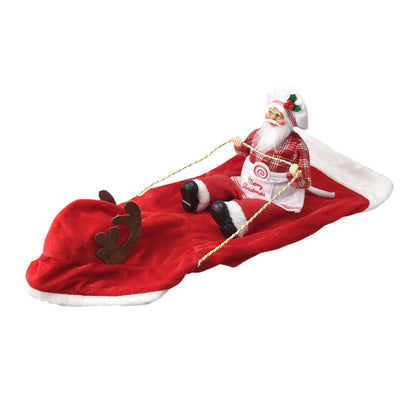 Funny Christmas Pet Cosplay Clothes for Small Medium Dogs Cats Warm Dog Cloak with Santa Claus Pet Costume Happy New Year Gift