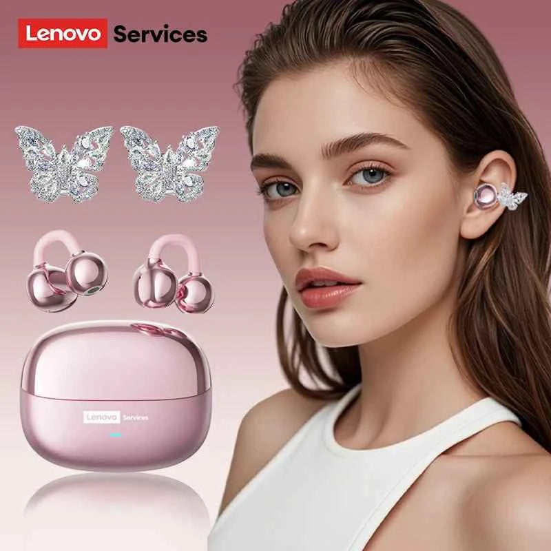 Lenovo LE302 OWS Ear Clip Wireless Earphones Low Latency Bluetooth Headphones