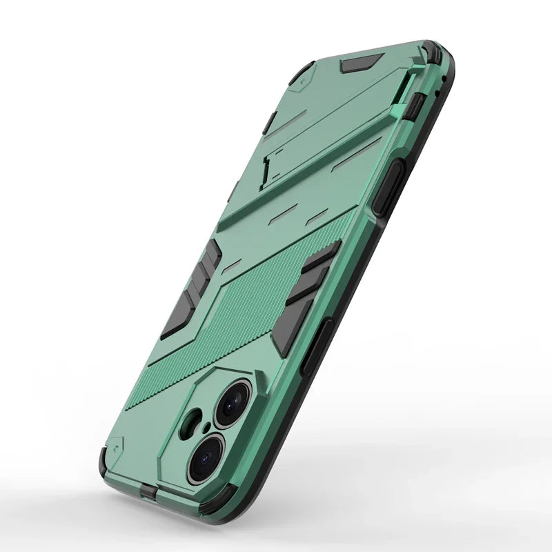 Armor Shockproof Protective Magnetic Holder Case For iPhone 16 Pro Max 15 14 12 13 11 Pro Max 15 14 16 Plus 13 12 Mini Cover