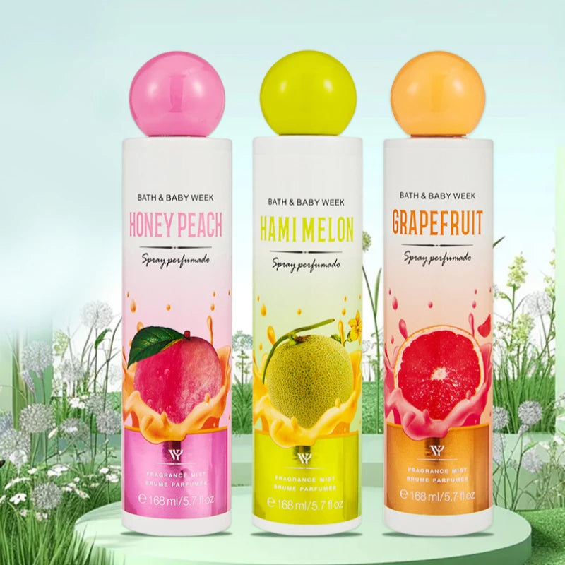 168ML Fruity Floral Perfume Unisex Fresh Scent Strawberry Peach Melon Grape
