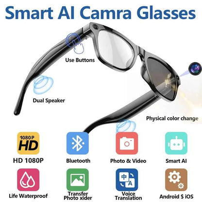 Xiaomi 4K AI Smart Glasses With HD Camera Bluetooth Translate Voice Assistant