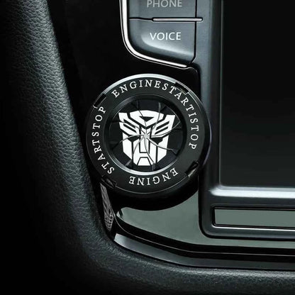 Onekey Car Ignition Start Stop Button Cover Interior Decor Protective Ring