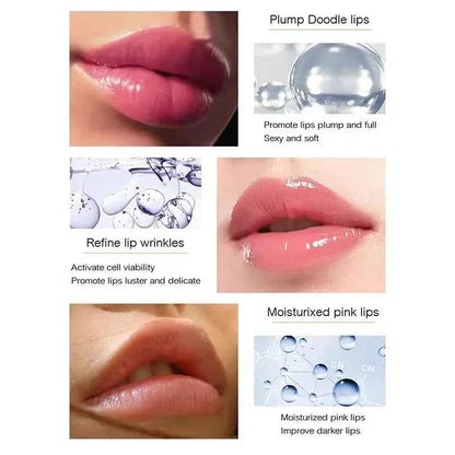 Instant Lip Plumper Oil And Gloss Serum For Volumizing Anti Wrinkle Lip Care