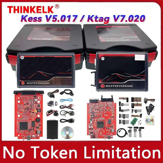 Kess V2 Full V5.017 Online ECU Chip Tuning Kit 2.80 EU Red With Toolbox