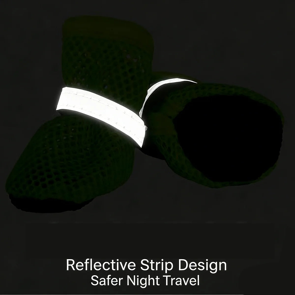Pet Breathable Shoes Lightweight Breathable Mesh Dog Boots Anti-slip Soles Protecting Paws, Suitable Small To Medium-sized Pet.
