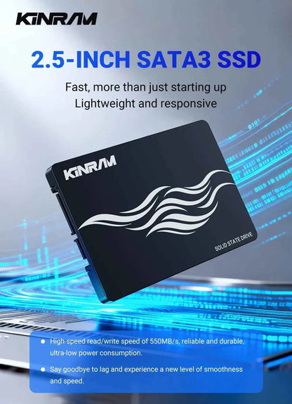128GB 2.5 Inch SATA III SSD For Laptop And Desktop KinRam