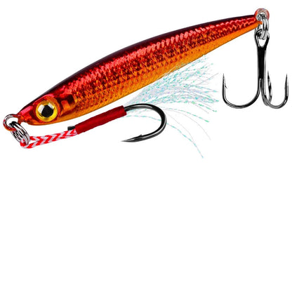 Metal Cast Jig Spoon Lure 10 20 30 50g For Shore Casting Sea Bass