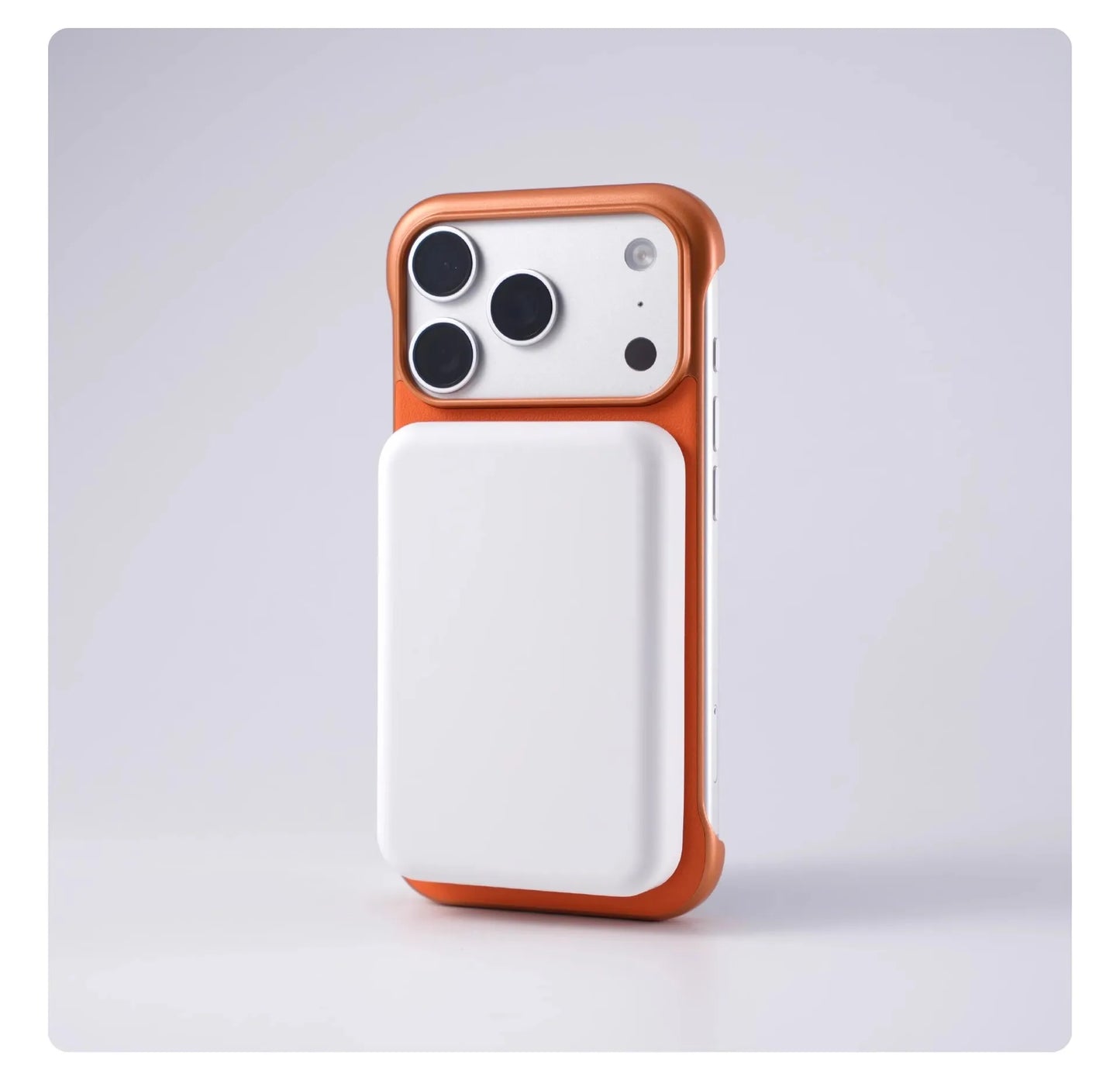 Borderless Leather Ring Holder Bracket Phone Case For iPhone 17 Air 16 15 14 13 12 11 Pro Max Plus Magnetic Magsafe Hard Cover