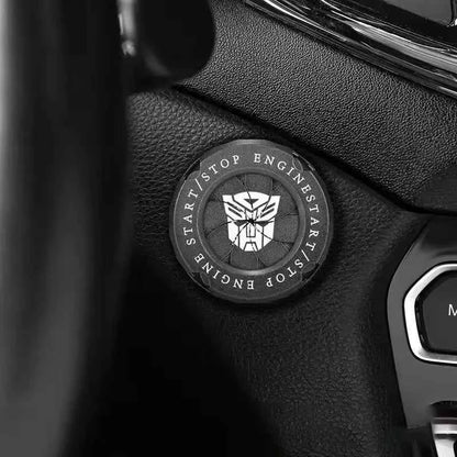 Onekey Car Ignition Start Stop Button Cover Interior Decor Protective Ring