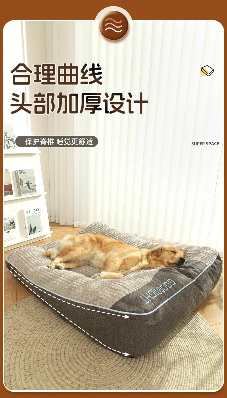 Winter Dogs Cats Bed Mat Large Dog Mat Warm Pet Nest Kennel for Small Medium Large Puppy Kitten Plus Size Sleeping Mattress