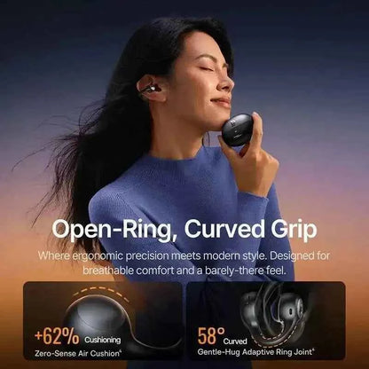 Baseus Inspire XC1 Ear Clip Wireless Bluetooth 6.1 Earbuds Hi-Res Open Earphones Earrings 4-Mics Clip On Ear Buds Sound By Bose