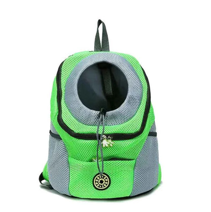 Dog Backpack Carrier Travel Bag Breathable Reflective Strips For Hiking