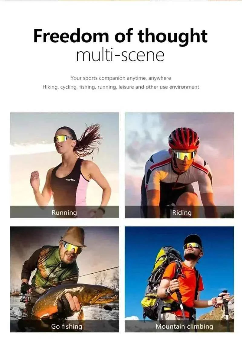 Lenovo YJ006 Cycling Bluetooth Smart Glasses Audio Call Headset Music Sunglasses
