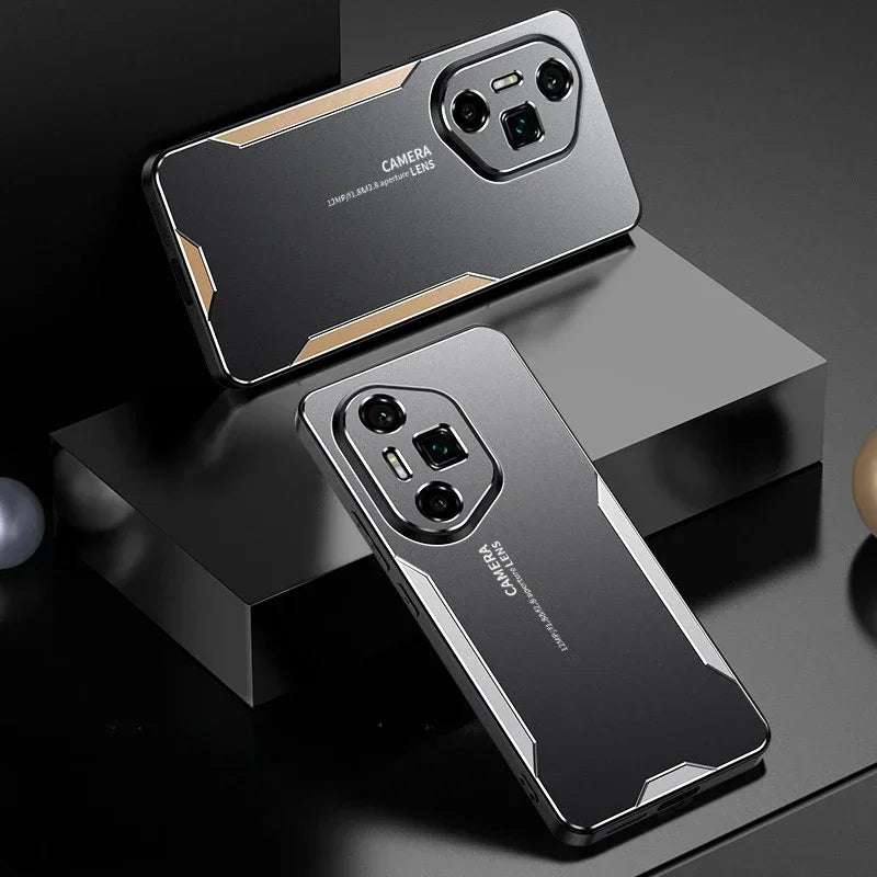 Luxury Aluminum Alloy Metal Matte Back Case For Honor 500 400 200 Smart 300 Ultra Lite Pro Cold Skin Feel Protect Phone Cover