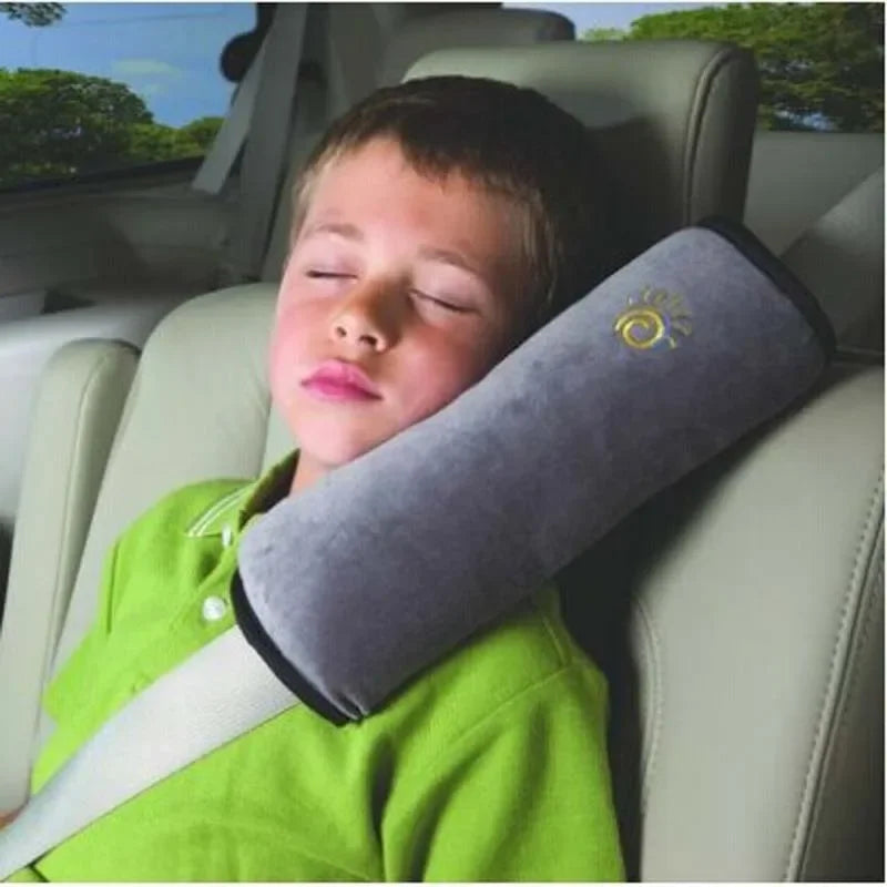 Toddler Baby Car Pillow Shoulder Cushion for Safety Harness Auto Seat Belt Support Pad Kids Travel Pillow Soft Comfort