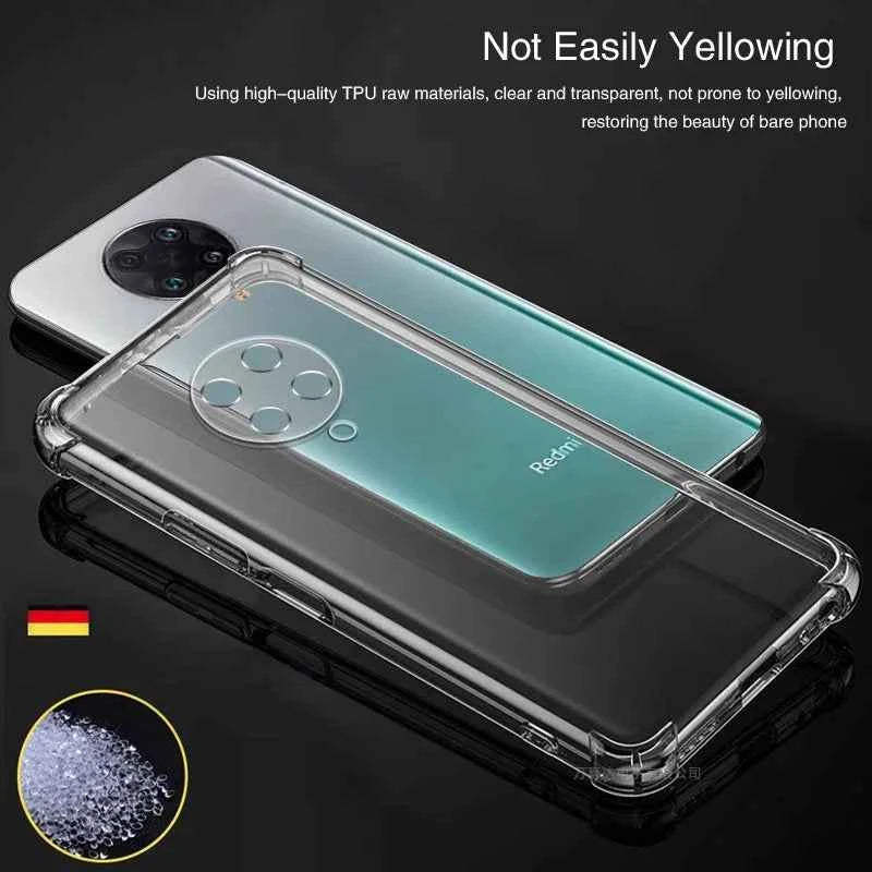 Thickened Airbag Cellphone Case Covers for Xiaomi PocoF2 Poco F2 Pro F2Pro 5G Scratch Resistant Anti Drop Corners Bumper Housing