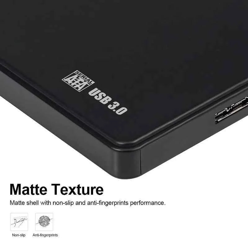 USB 3.0 2.5 Inch SATA HDD SSD External Enclosure 5Gbps High Speed For PC PS5