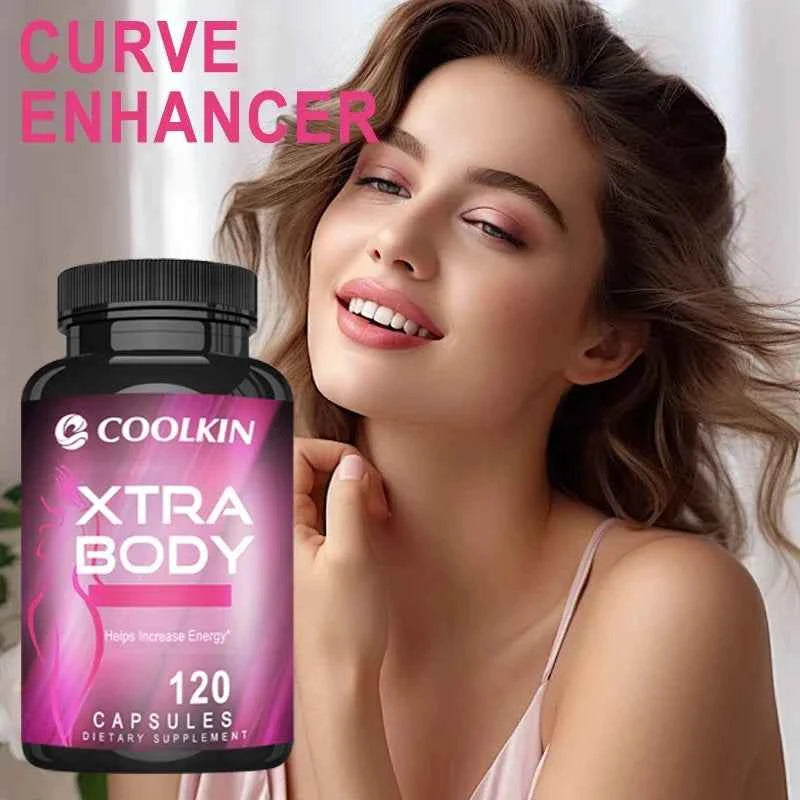 Coolkin Women Health Supplement Anti Sagging Natural Curves 120 Capsules