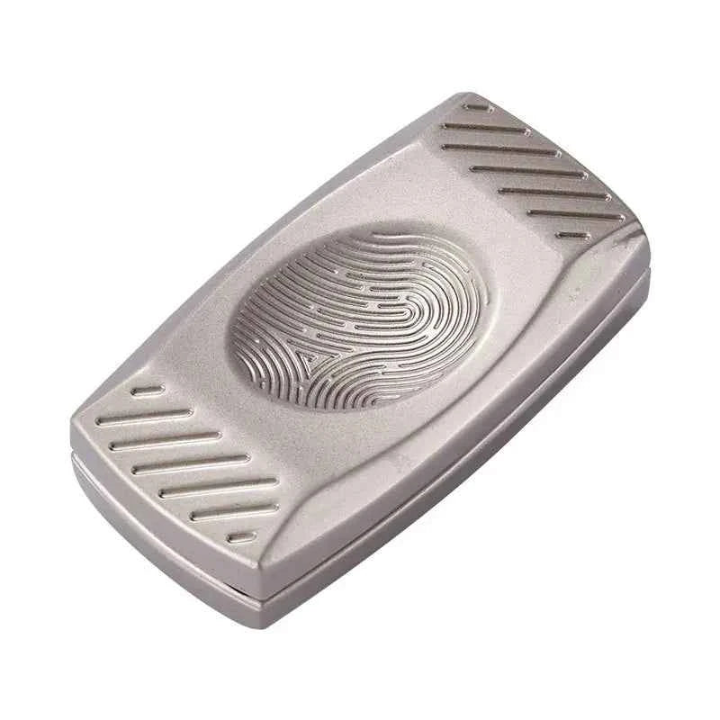 Fingerprint Magnetic Haptic Slider EDC Fidget Toy Metal ADHD Anxiety Relief