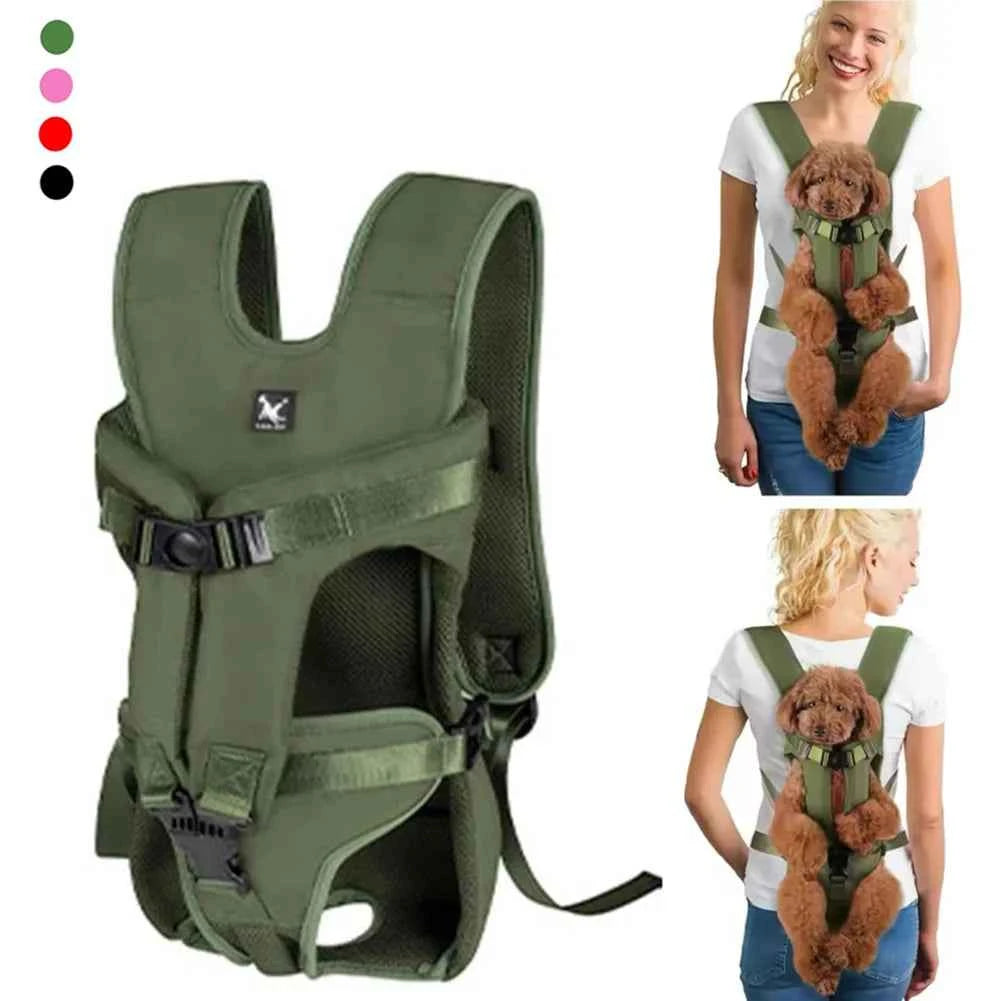 Pet Backpack Carrier For Cats And Dogs Front Travel Bag For Small Medium Dogs