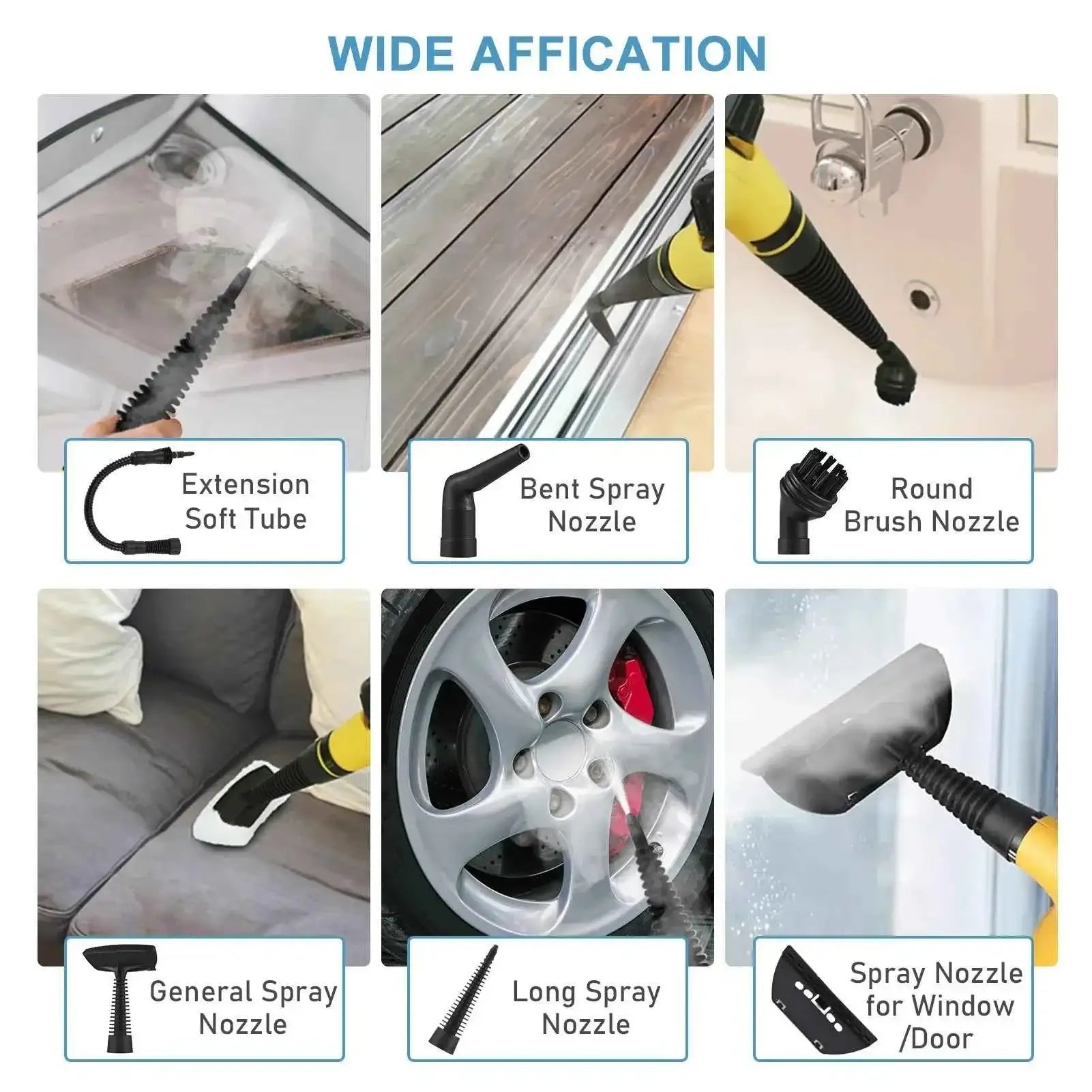110V 220V 900W-1050W 350ml Steam Cleaning Machine Small Household Handheld High-temperature Kitchen Steam Cleaning Machine