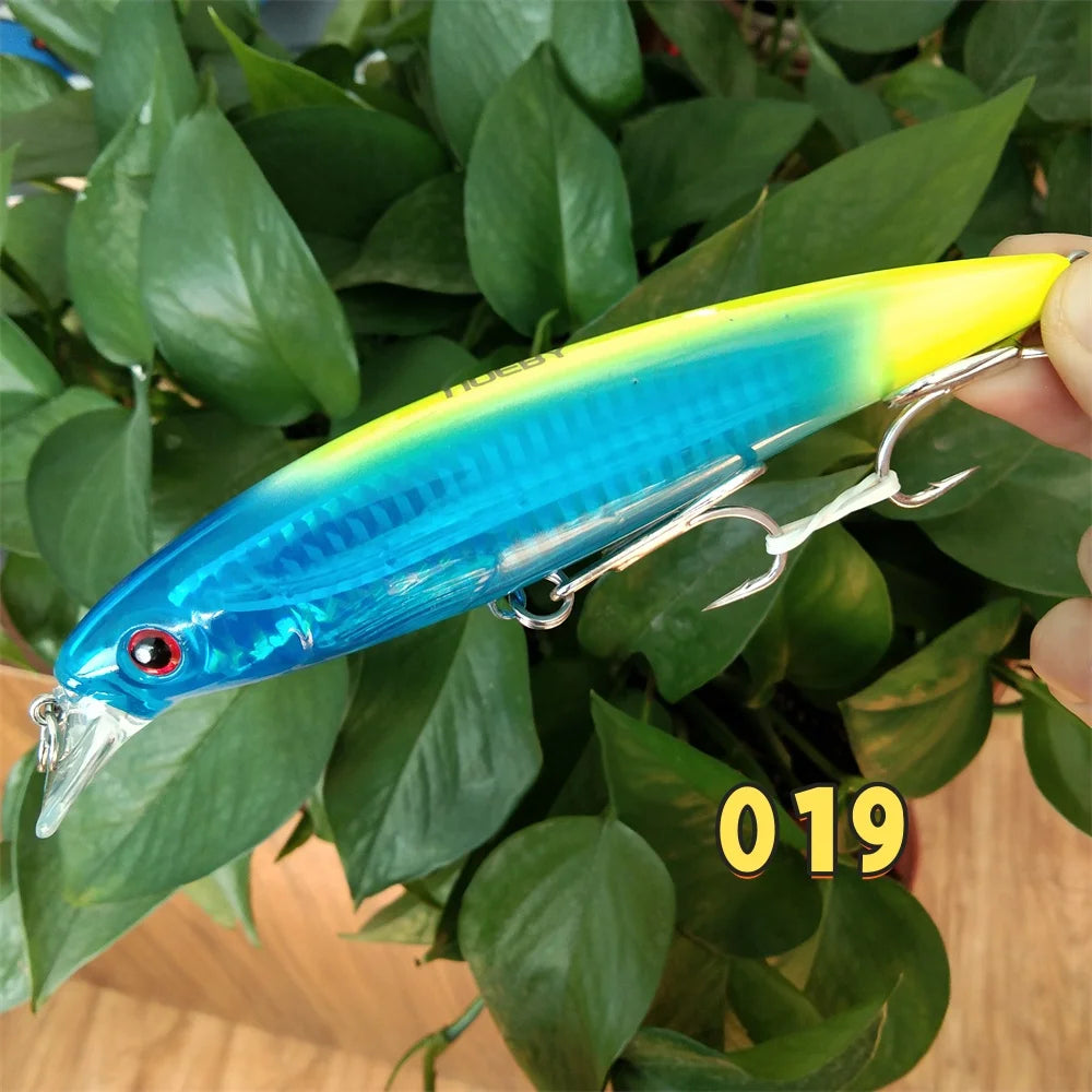 Noeby 1pc 14cm 40g Floating Minnow Lure for Sea Fishing 0 to 2.5m