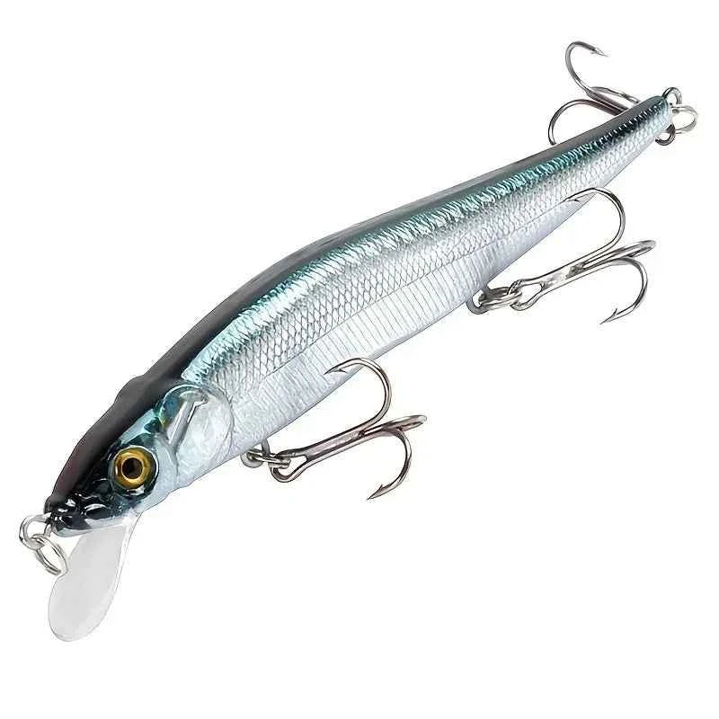 Minnow Fishing Lure Artificial Hard Bait 115mm 14g Trolling Pike Crankbait