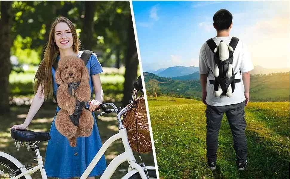 Pet Backpack Carrier For Cats And Dogs Front Travel Bag For Small Medium Dogs