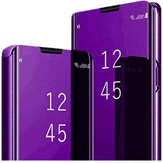 Mirror Flip Cases For Samsung Galaxy S25 EDGE S24 S23 S22 S21 S20 Ultra Plus Case For Samsung S24 S23 S21 FE Note 20 Ultra Cover