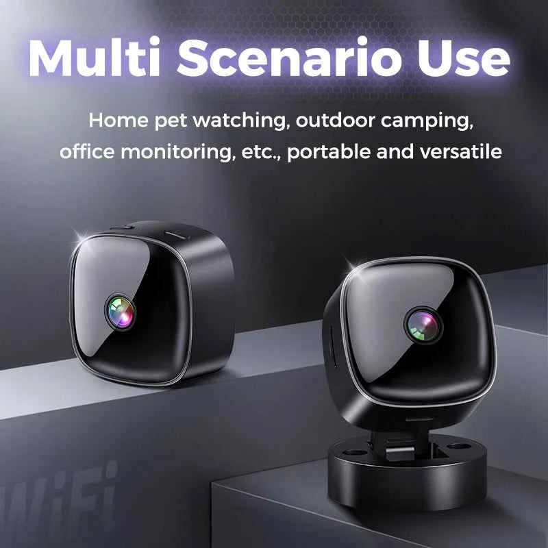 Lenovo Mini Security Camera 1080P WiFi Surveillance Indoor With Motion Detection