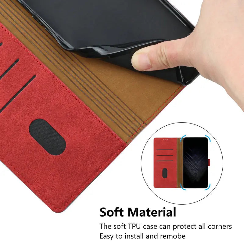 For Oneplus Nord 5 4 3 2 5G Flip Case Leather Wallet Book Shell OnePlus Nord CE 5 Case Nord5 CE5 Nord4 CE 4 Lite 2T Magnet Cover