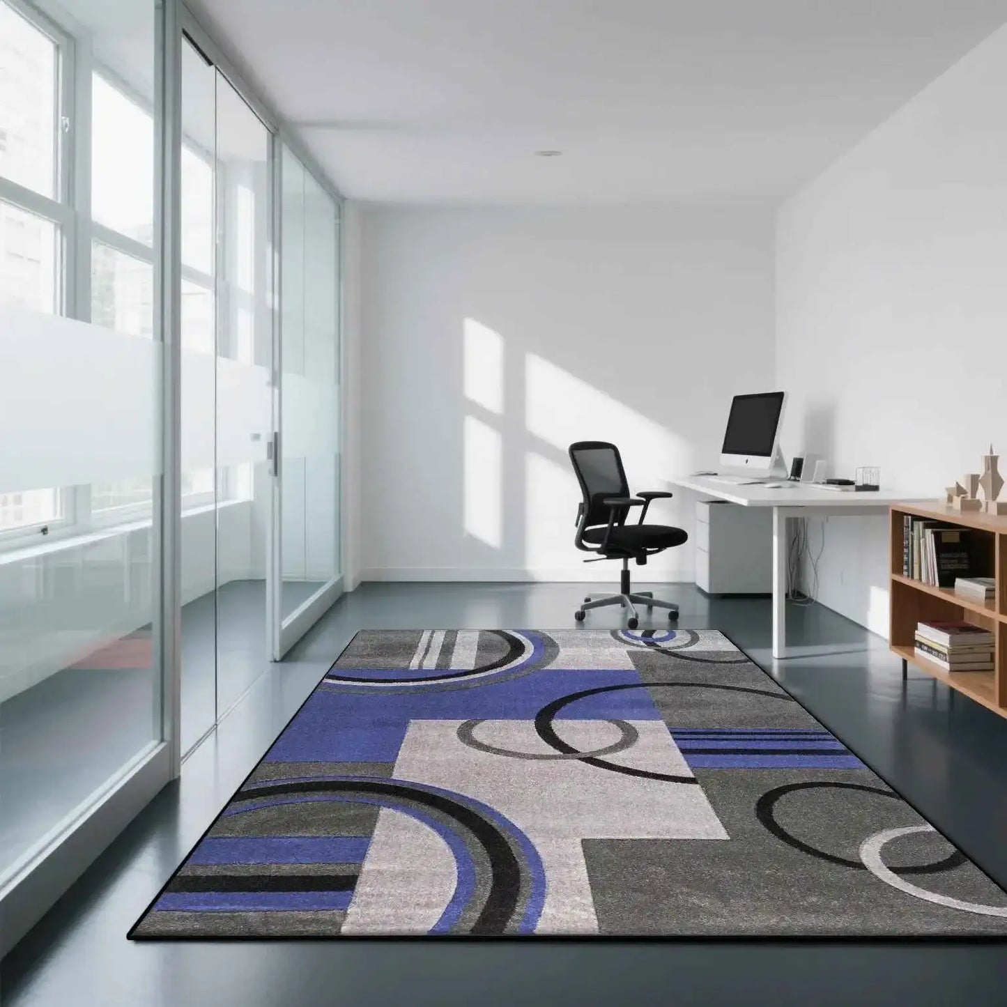 Geometric Modern Style Carpet Living Room Non-slip Gaming Room Decoration Nordic Large Area Rugs Washable Rug Coffee Tables Mat