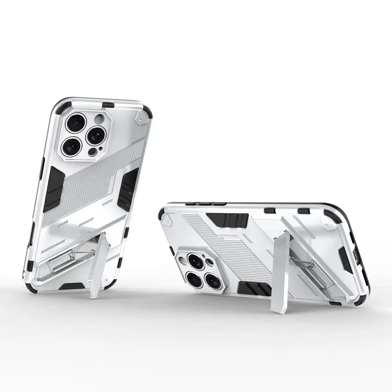 Armor Shockproof Protective Magnetic Holder Case For iPhone 16 Pro Max 15 14 12 13 11 Pro Max 15 14 16 Plus 13 12 Mini Cover