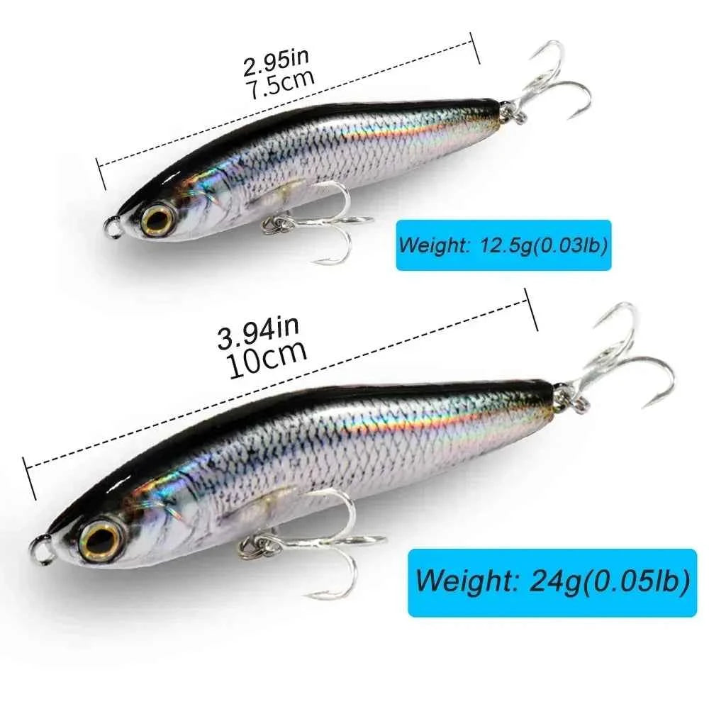 Gobait Sinking Pencil Lure 12.5g 24g Silicone Jerkbait Swimbait