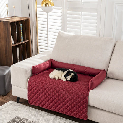 Luxury Pet Cat and Dog Sofa Bed Living Room Calming Folding Mattress Waterproof Cat and Dog Pet Mat All Season Universal Sofa