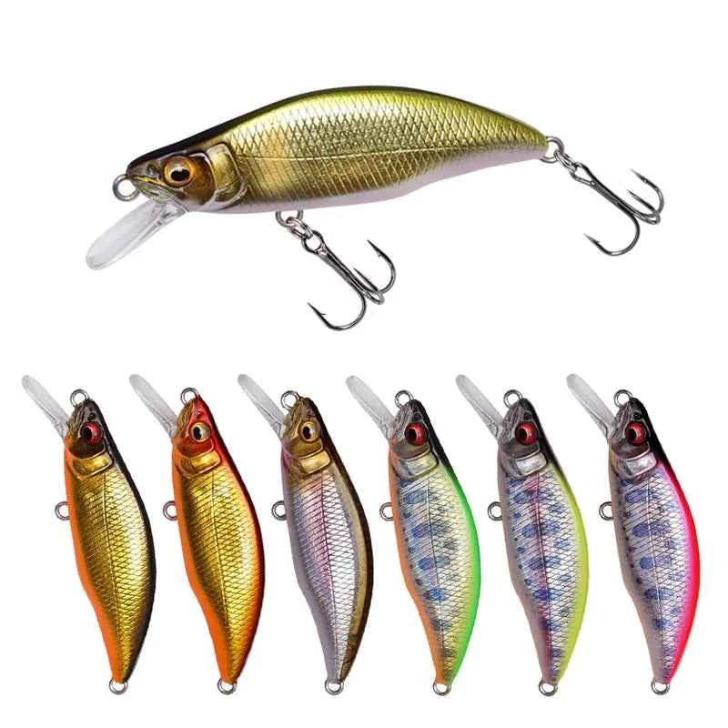 Sinking Minnow Lure 6cm 6.5g Wobbler Jerkbait Bass Sea Fishing Crankbait