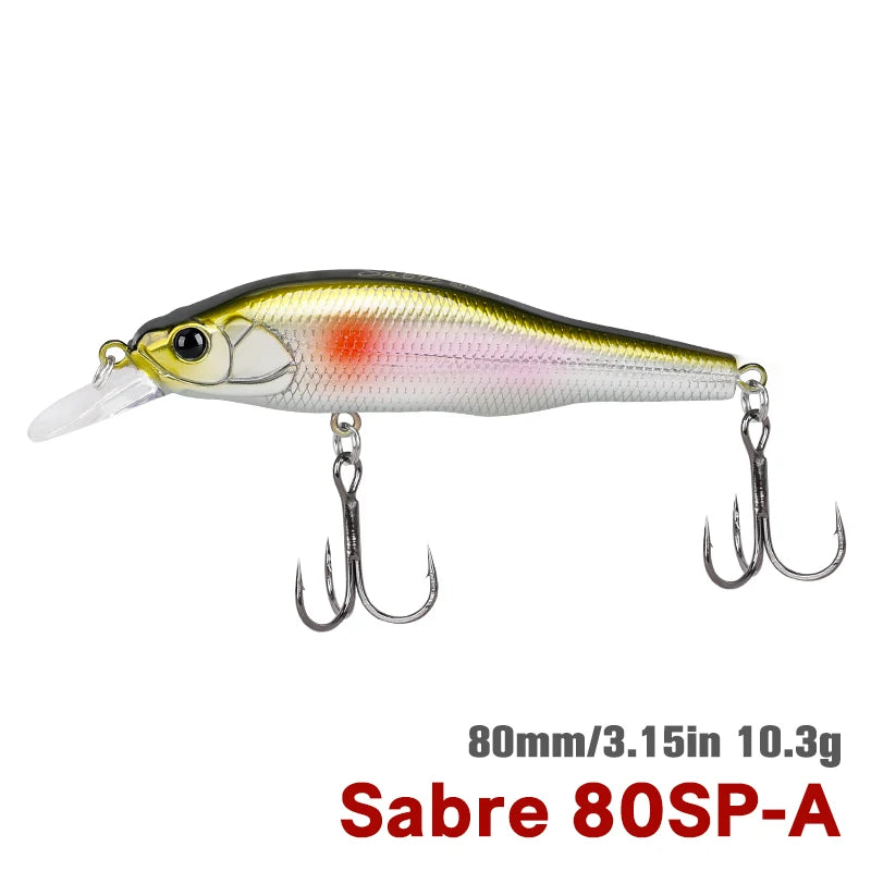 Tsurinoya Sabre 80SP Suspending Jerkbait 80mm Bass Pike Lure