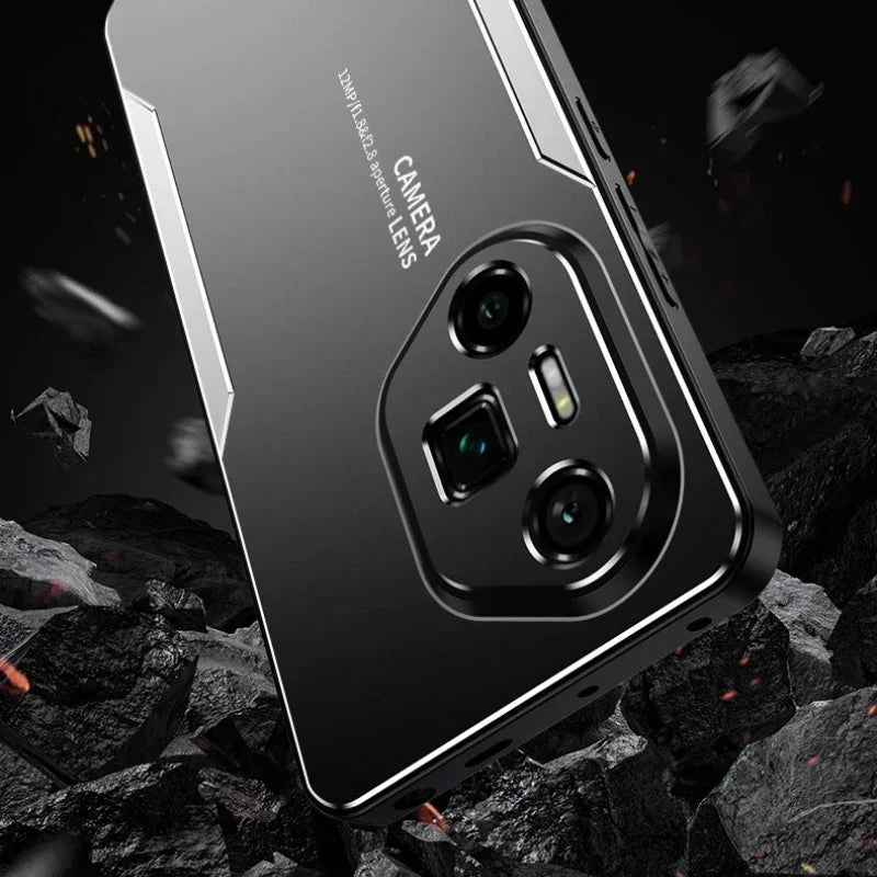 Luxury Aluminum Alloy Metal Matte Back Case For Honor 500 400 200 Smart 300 Ultra Lite Pro Cold Skin Feel Protect Phone Cover