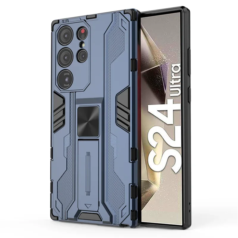 Magnetic Armor Case For Samsung S24 Ultra S23 S22 Plus S21 S21 FE Coque For Samsung A52S A32 A22 A21S A72 Shockproof Phone Cover