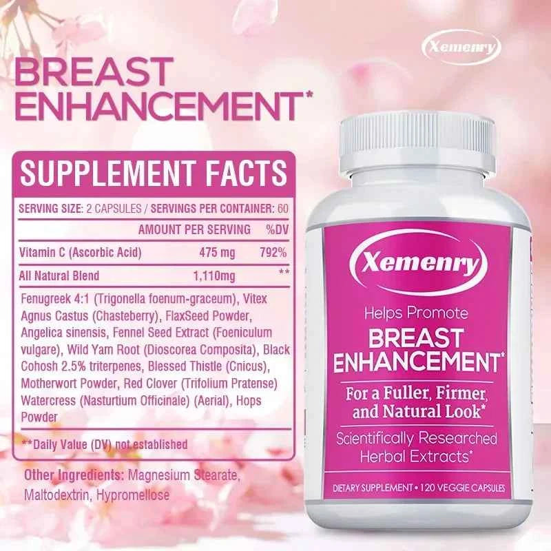 Natural Chest Supplements For Breast Growth And Firmness With Fenugreek