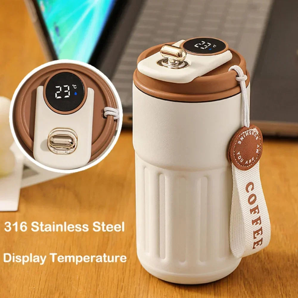 Termos Display Tumbler Steel Water Bottle Thermos Vacuum Flasks & Thermoses 316 Stainless 450ml Flask Original Thermoses