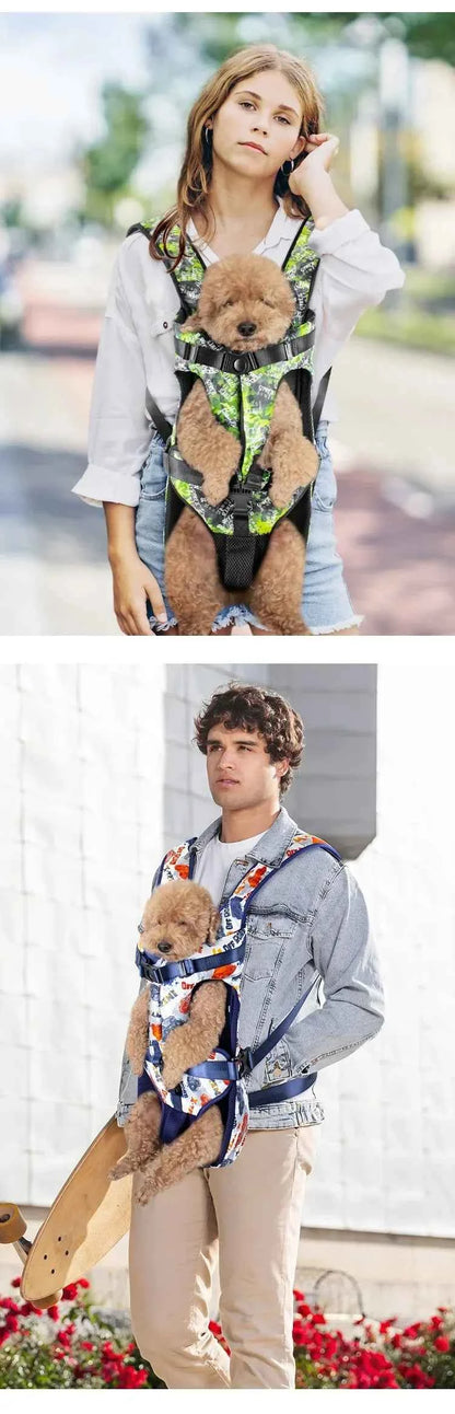 Pet Backpack Carrier For Cats And Dogs Front Travel Bag For Small Medium Dogs