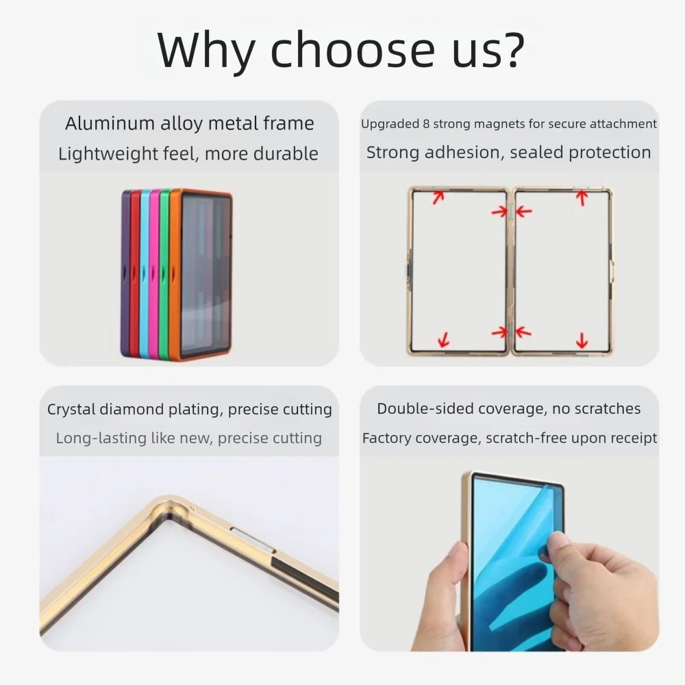 Aluminium Frame PSA/CGC Graded Cards Protector UV Protection Double-sided Glass Card Protective Case Transparent Durable