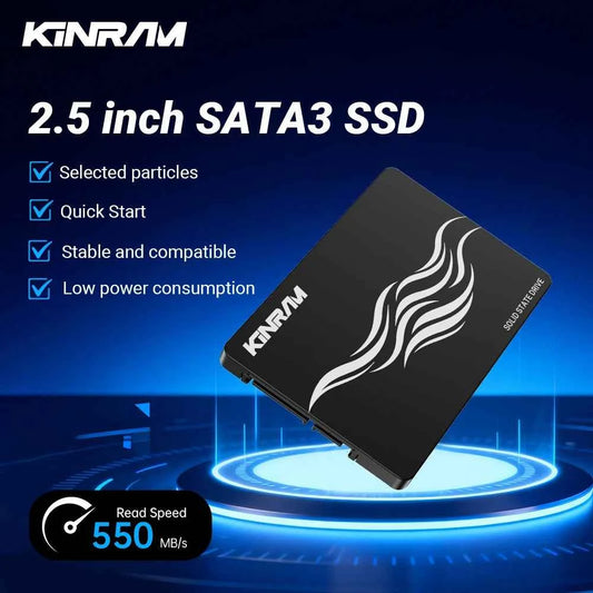 KinRam 2.5 Inch SATA III SSD 120GB 128GB 240GB 256GB for Laptop and Desktop
