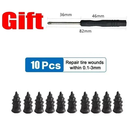 Tyre repair patch, electric vehicle, motorcycle, vacuum tyre, universal, quick, no-dismantling, non-destructive, patch