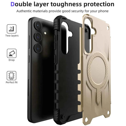 For Samsung Galaxy S25/S25 Plus/S25 Ultra/S24/S24 Plus/S24 UltraS24 FE/S23 FE Phone Case Slim Shockproof Rugged Magnetic Cover